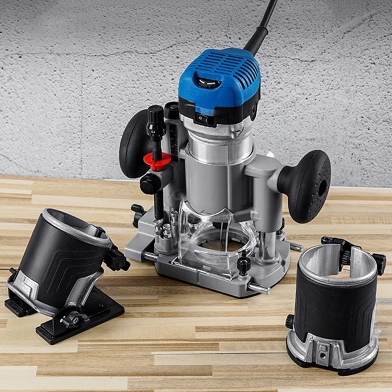 Woodworking Machinery For Sale - コンパクトルーター用プランジベース、トップセール、トリマーマシンベース、木工カッター、電動トリマーマシン、電動工具ベース