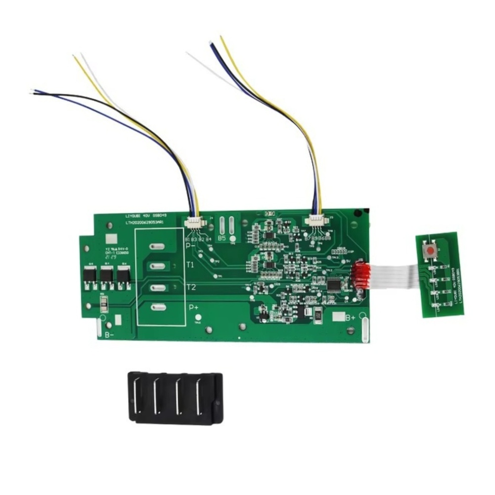 Woodworking Resin - 40V対応のバッテリーOP4040A、OP4026A用PCB保護基板キット。20セル構成、サイズ150x70mm、黒色樹脂製、DIY修理用。