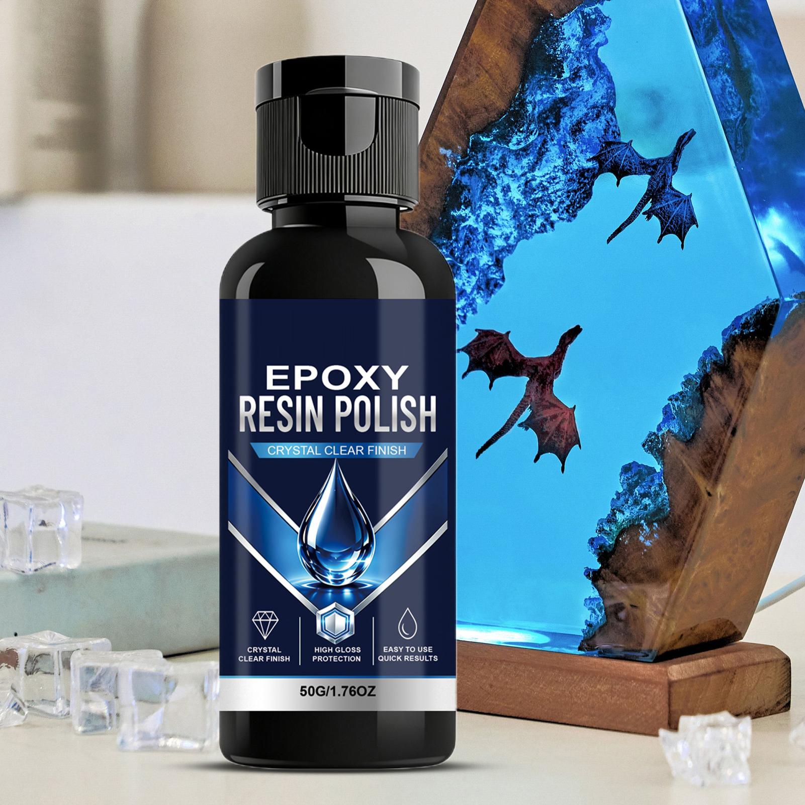 Woodworking Resin - エポキシ樹脂修復液テーブルトップ研磨剤クイックシャインレストアラー（樹脂アート、木工、工芸、DIY用） ﻿