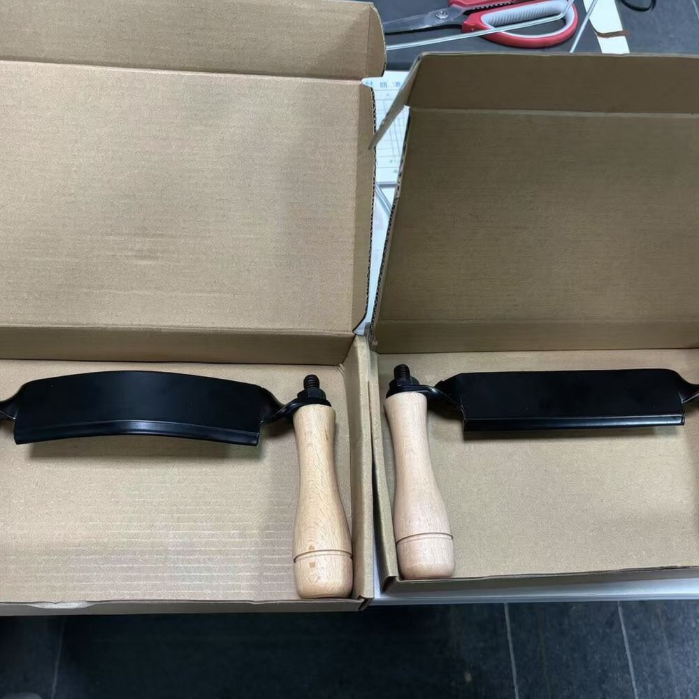 三日月型の木工用ドローナイフ。木の皮を剥くための手動工具。木 - Drawknife Blade のレビューと価格