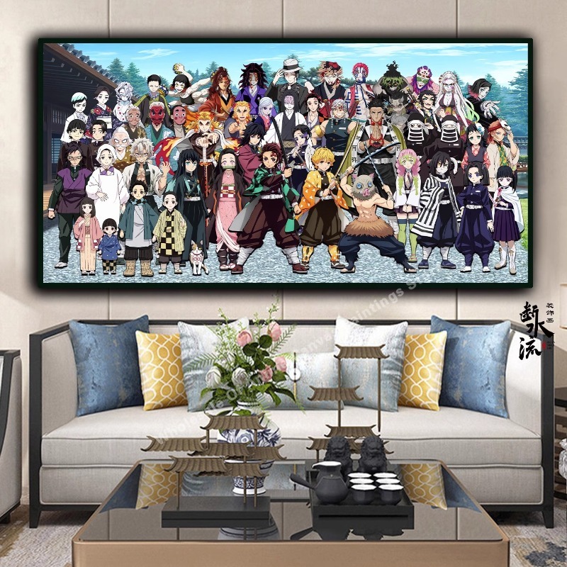 ゴーストスレッシングブレード家族の写真の吊り下げ絵、アニメの - Drawknife Blade のレビューと価格